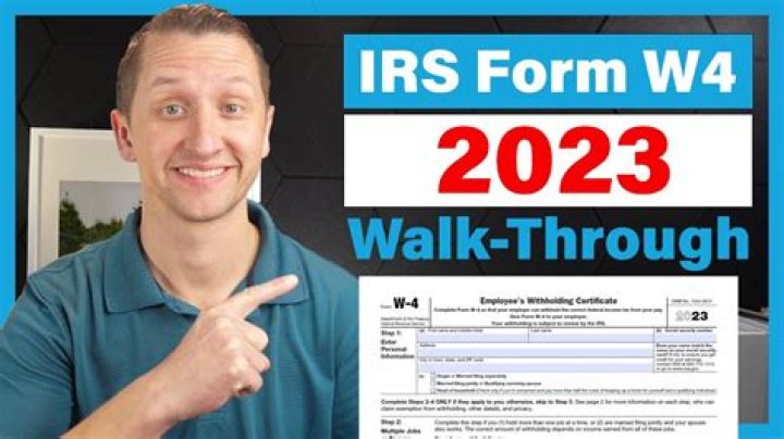 Is a new W-4 form required every year?