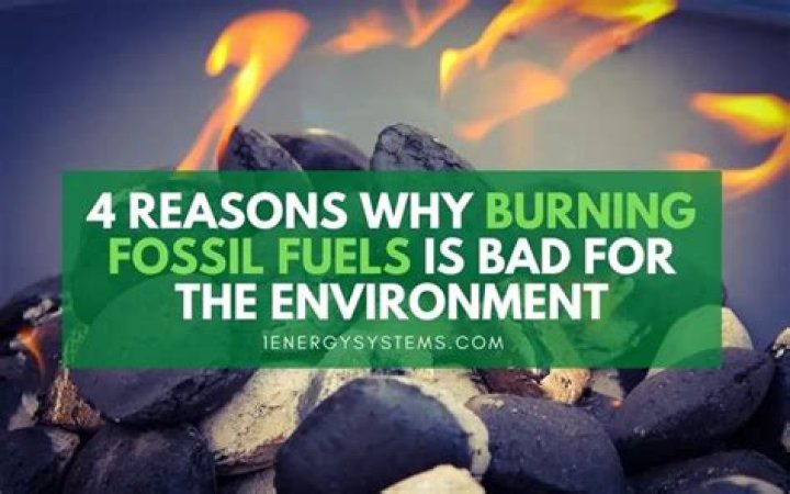 Is burning fossil fuels bad for the environment?