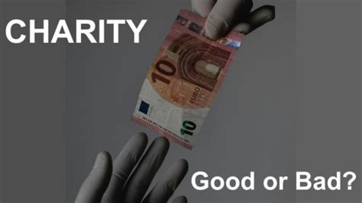 Is charity good or bad?