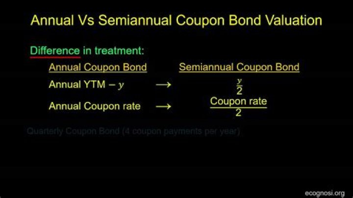 Is coupon rate annual or semiannual?