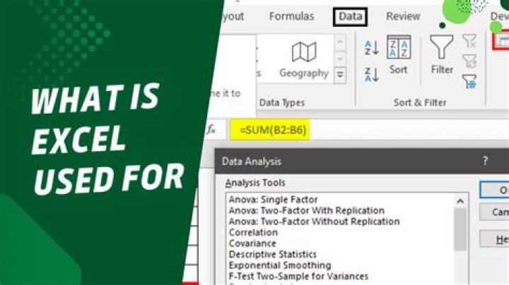 Is Excel used for accounting?