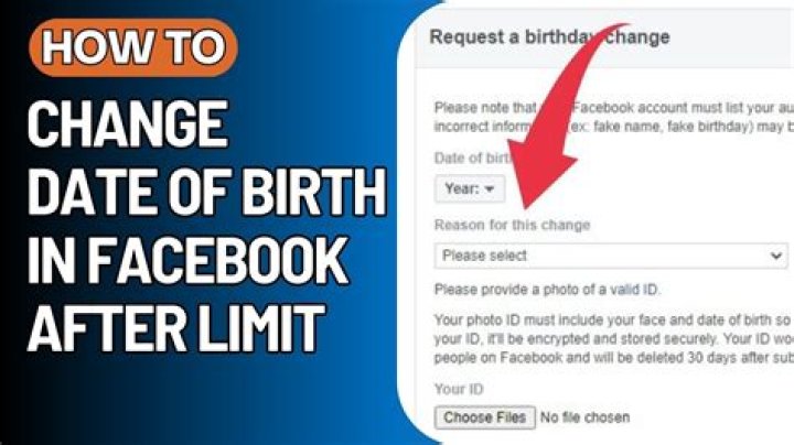 Is it illegal to change birthdate?