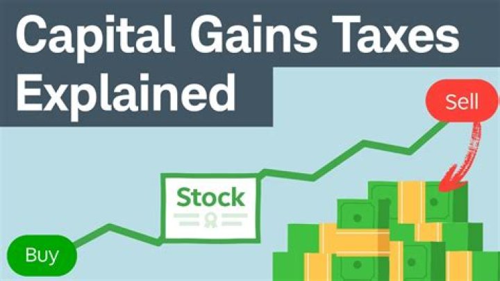 Is selling stock capital gains?