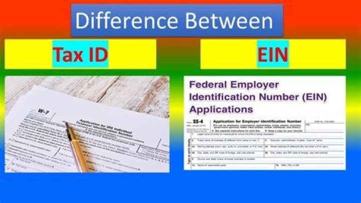Is there a difference between a tax ID number and EIN?