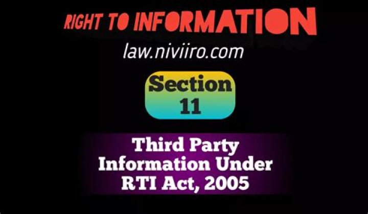 Is Wife third party in RTI Act?