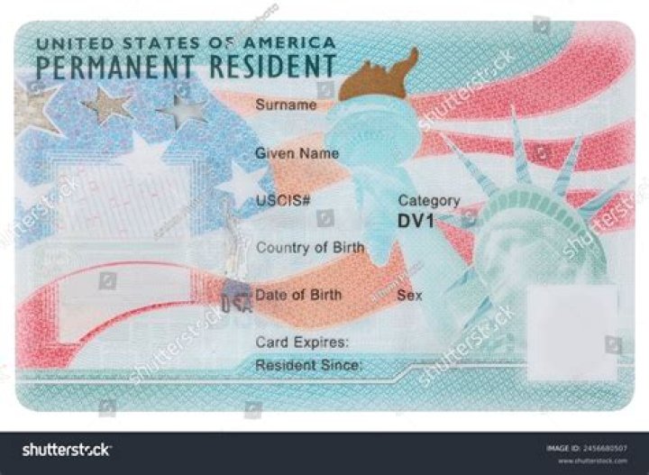 What agency gives permanent resident cards?
