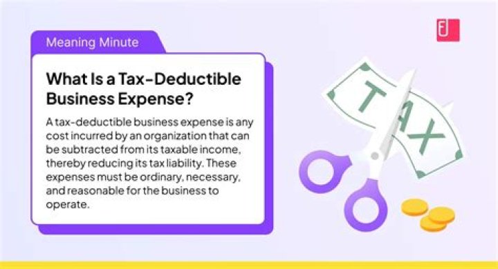 What all is tax deductible for a business?
