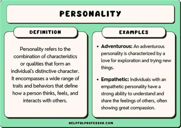 What are advantages of personality?