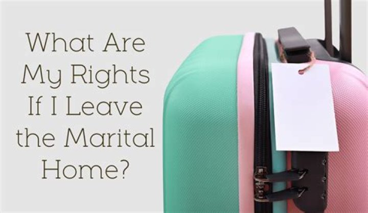 What are my rights if my husband moves out?