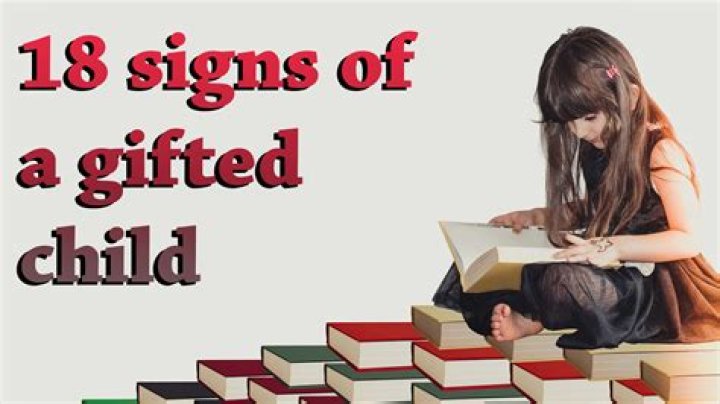 What are signs of being gifted?