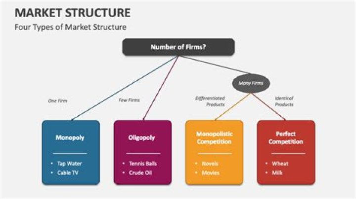 What are the 4 types of market structure?