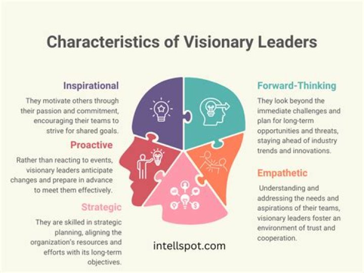 What are the characteristics of a visionary leader?