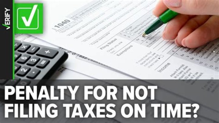 What are the penalties for not filing your taxes on time?