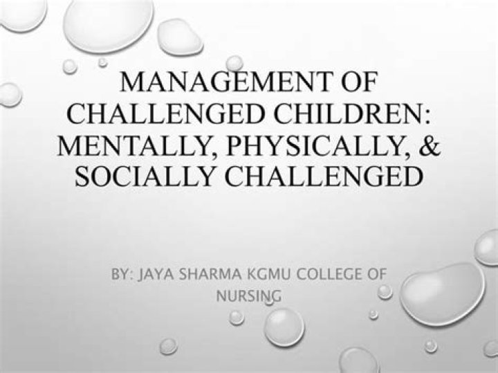 What are the problems of mentally challenged children?