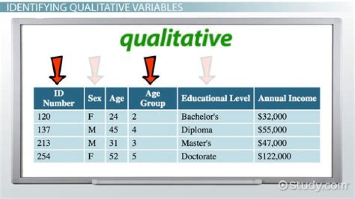 What are the variables in qualitative research?