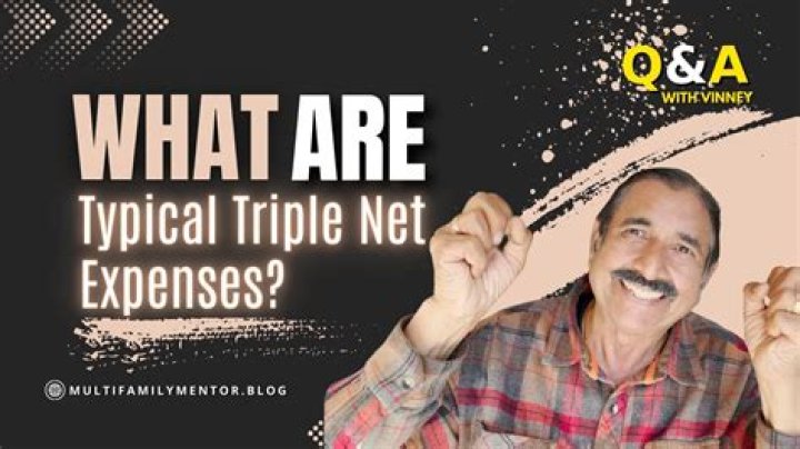 What are typical triple net expenses?