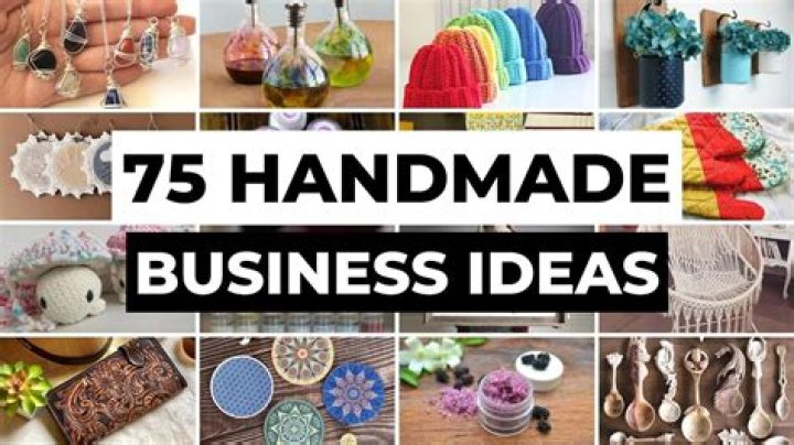 What business category is handmade products?