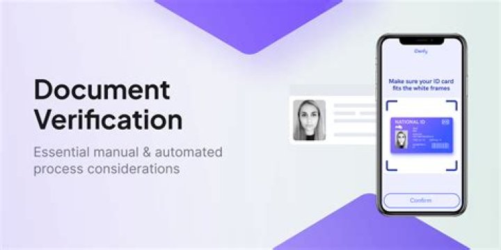 What can I use to verify identity?