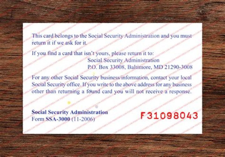 What can someone do with a copy of your Social Security card?