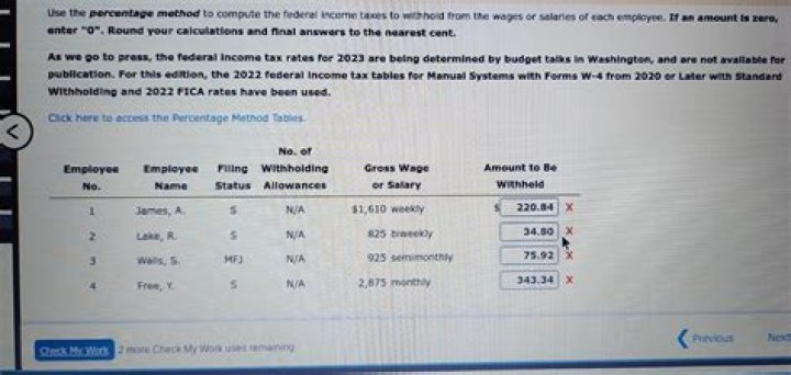 What determines how much money is withheld from your paycheck?