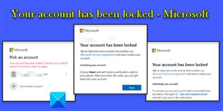 What do I do if my email account is locked?