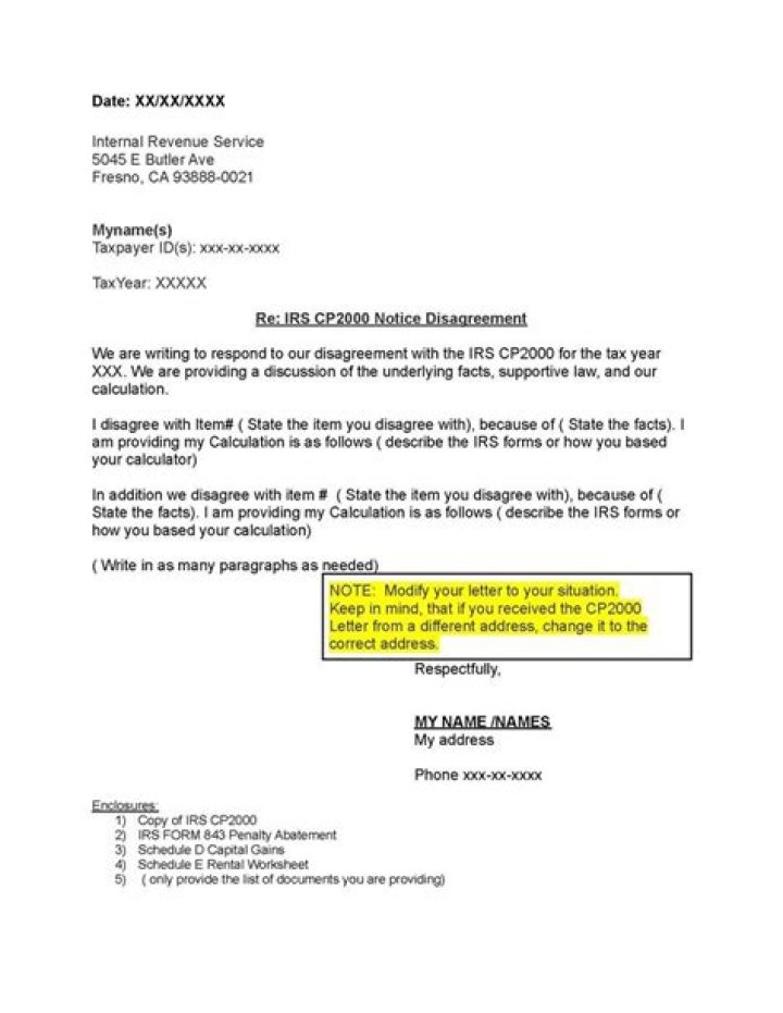 What does a CP2000 letter from the IRS mean?