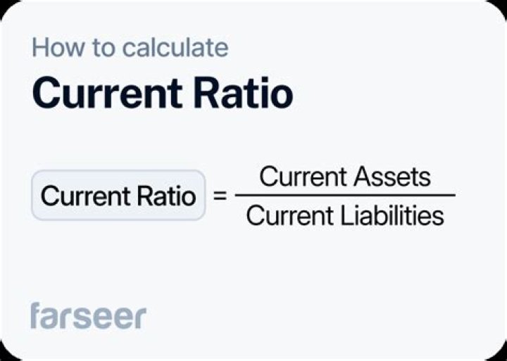What does a high current ratio indicate?