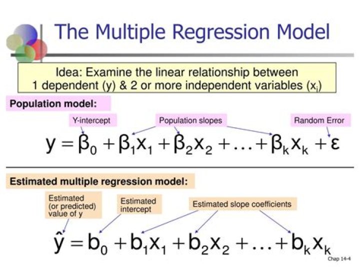 What does a multiple regression tell you?