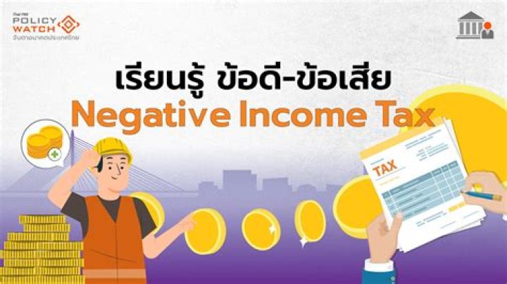 What does a negative income tax return mean?