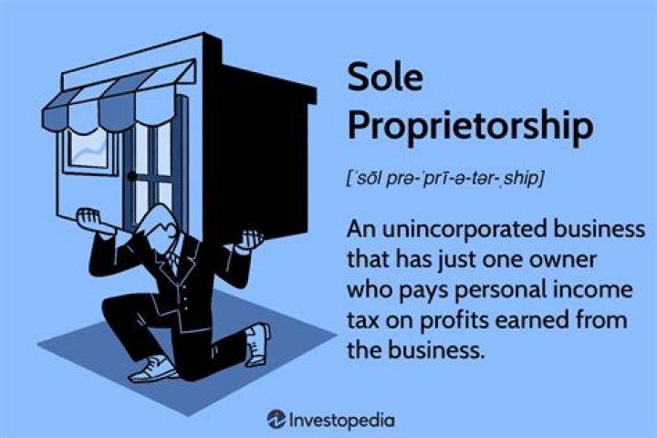 What does it mean to be a sole proprietorship?