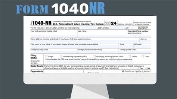What does it mean to file Form 1040 Nr?