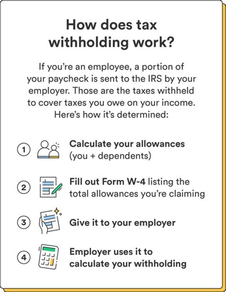 What does it mean to reduce your tax withholding?