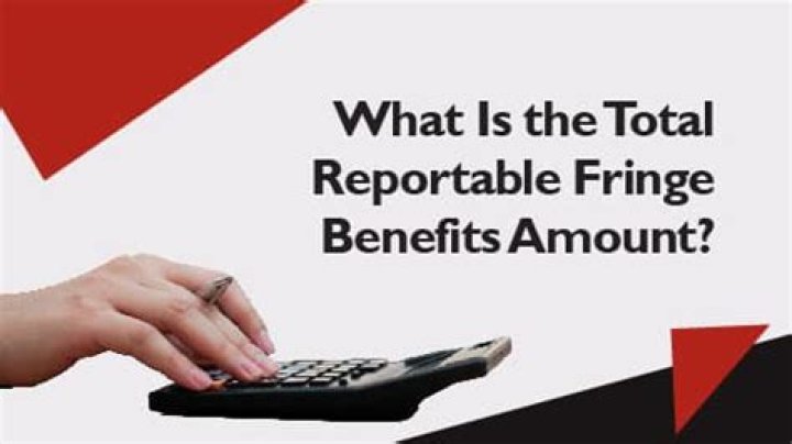 What does reportable fringe benefits exempt amount mean?
