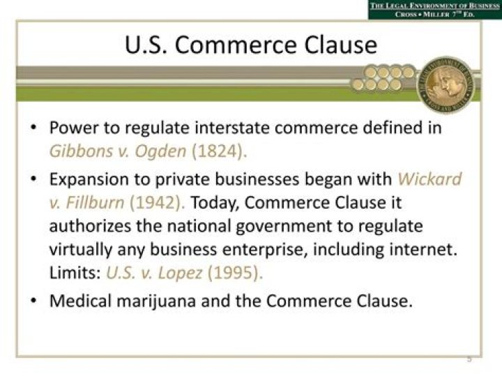 What does the Commerce Clause prevent?