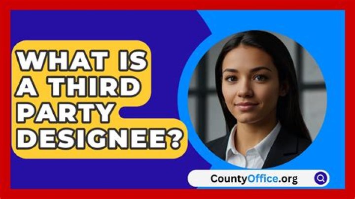 What does third party designee mean on tax return?