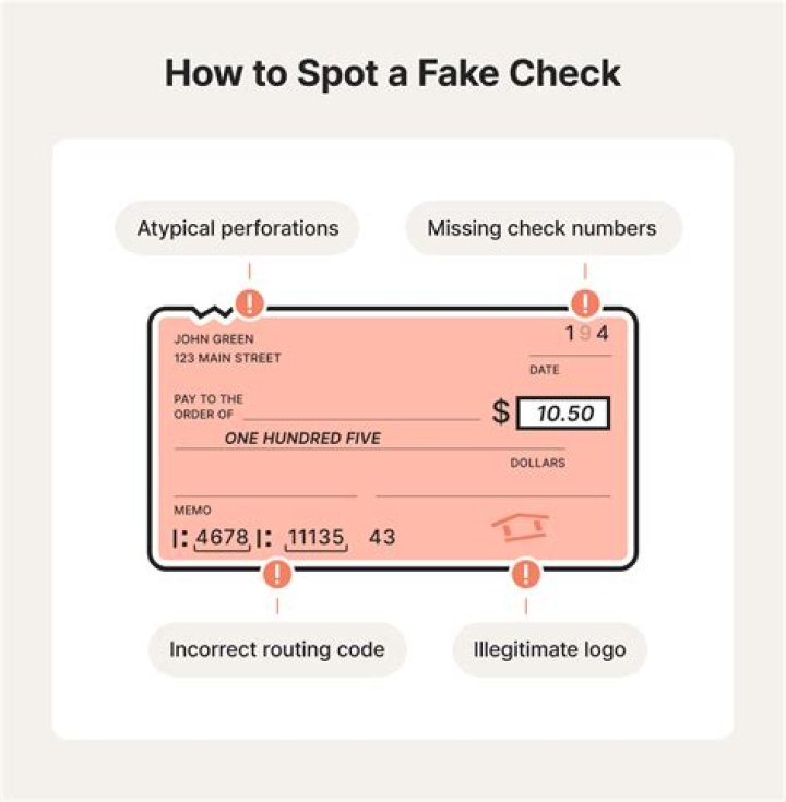 What happens if a fake check clears?