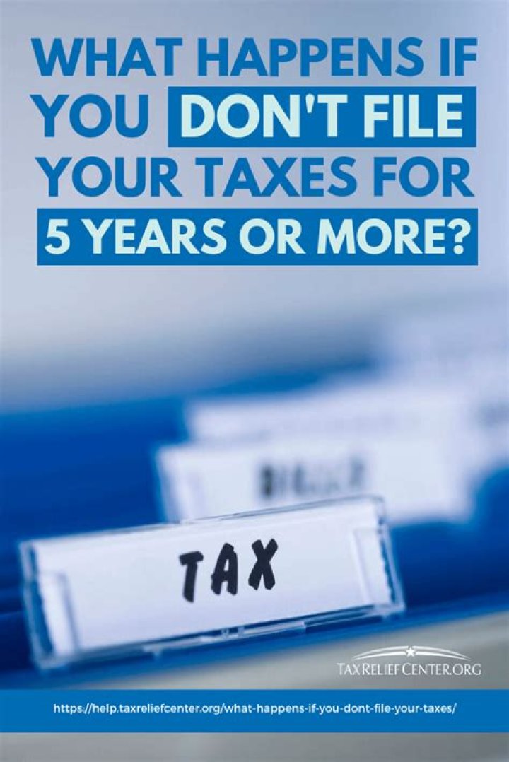 What happens if you dont file tax return for 2018?