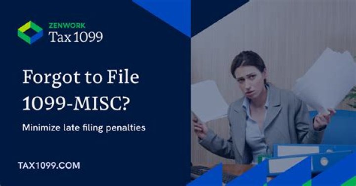 What happens if you file 1099 late?