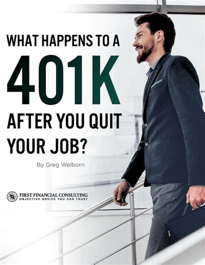 What happens to 401k if let go from job?