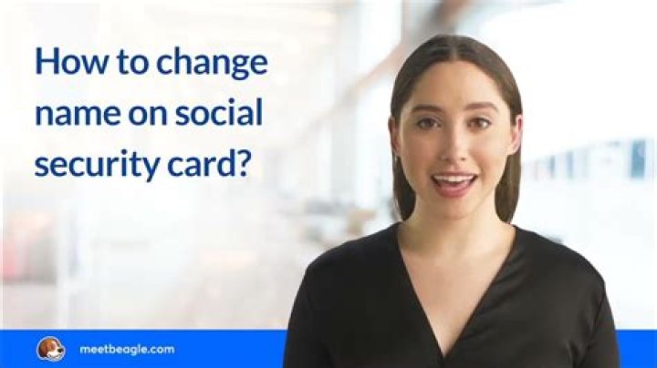 What happens when you change your name on your Social Security card?