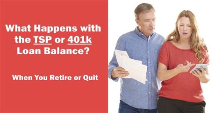 What happens when you leave a company and you have a 401k loan?