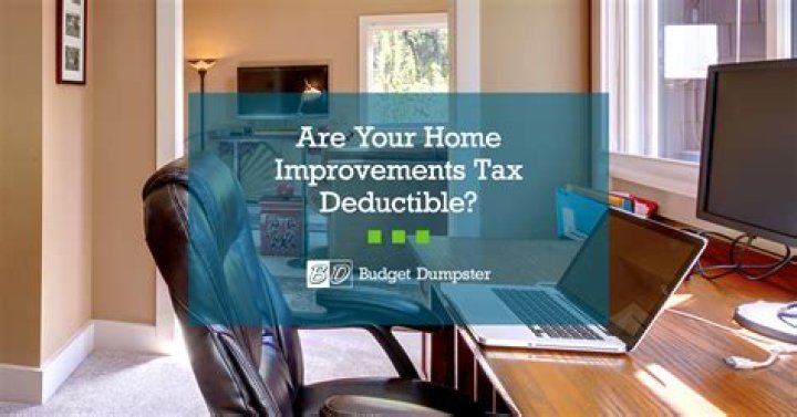 What home improvements are tax deductible in 2021?
