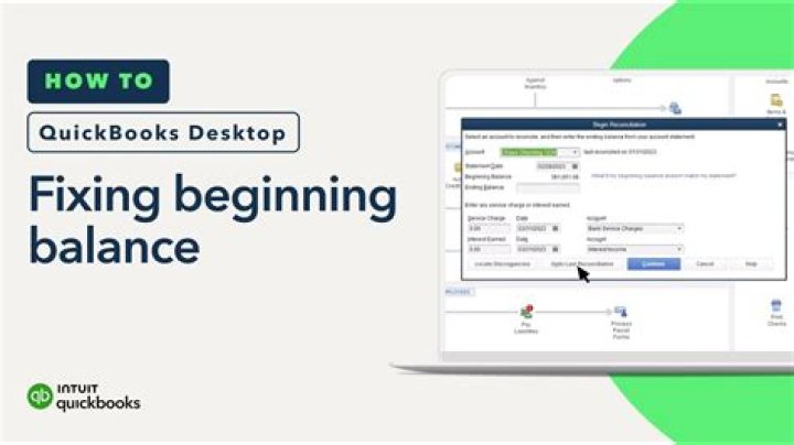What if my beginning balance is wrong in QuickBooks online?