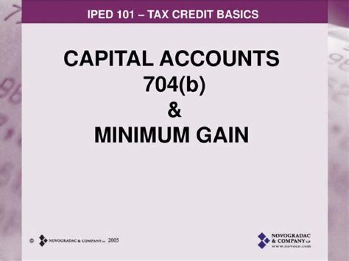 What is a 704 B capital account?