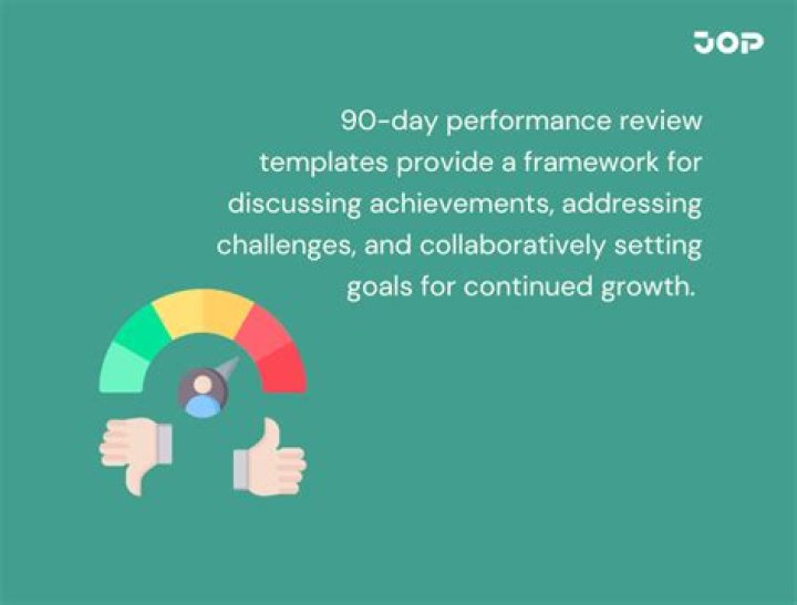 What is a 90-day performance review?
