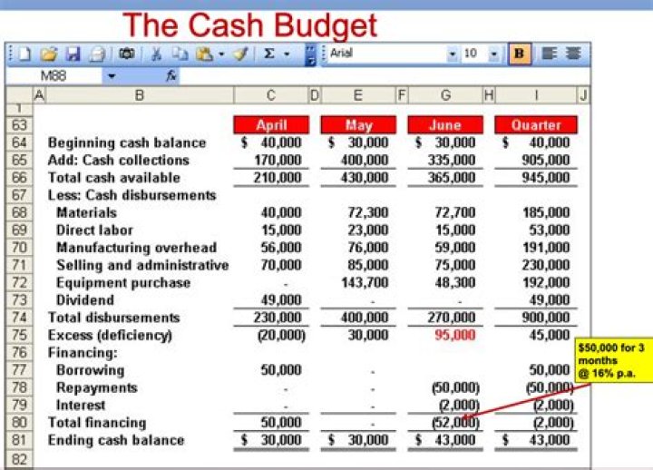 What is a cash budget How does management use a cash budget?