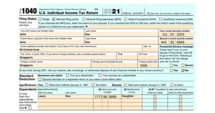 What is a completed federal tax return?