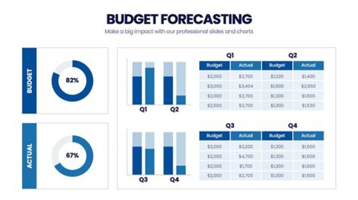 What is a forecasted budget?