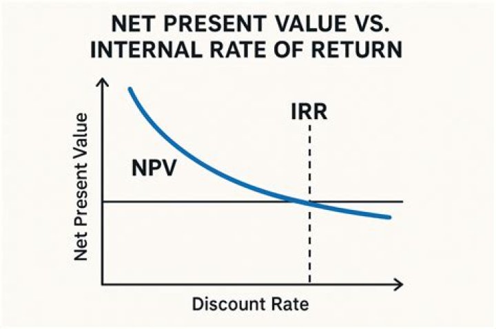 What is an internal rate of return a net present value?