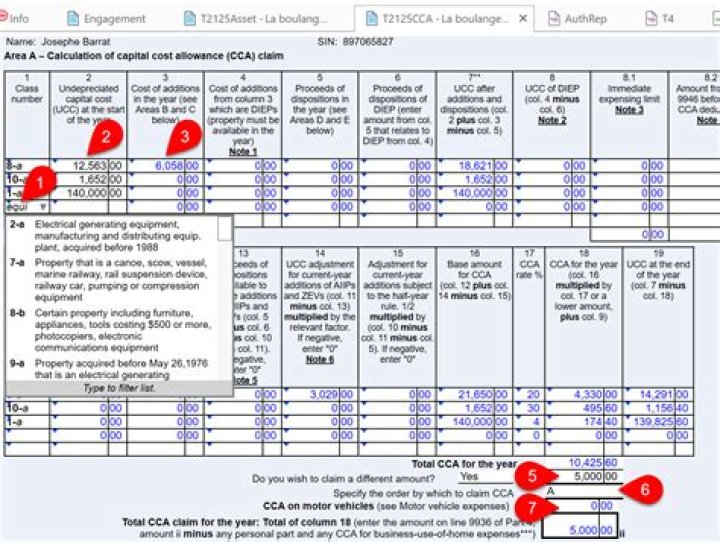 What is CCA for rental property?